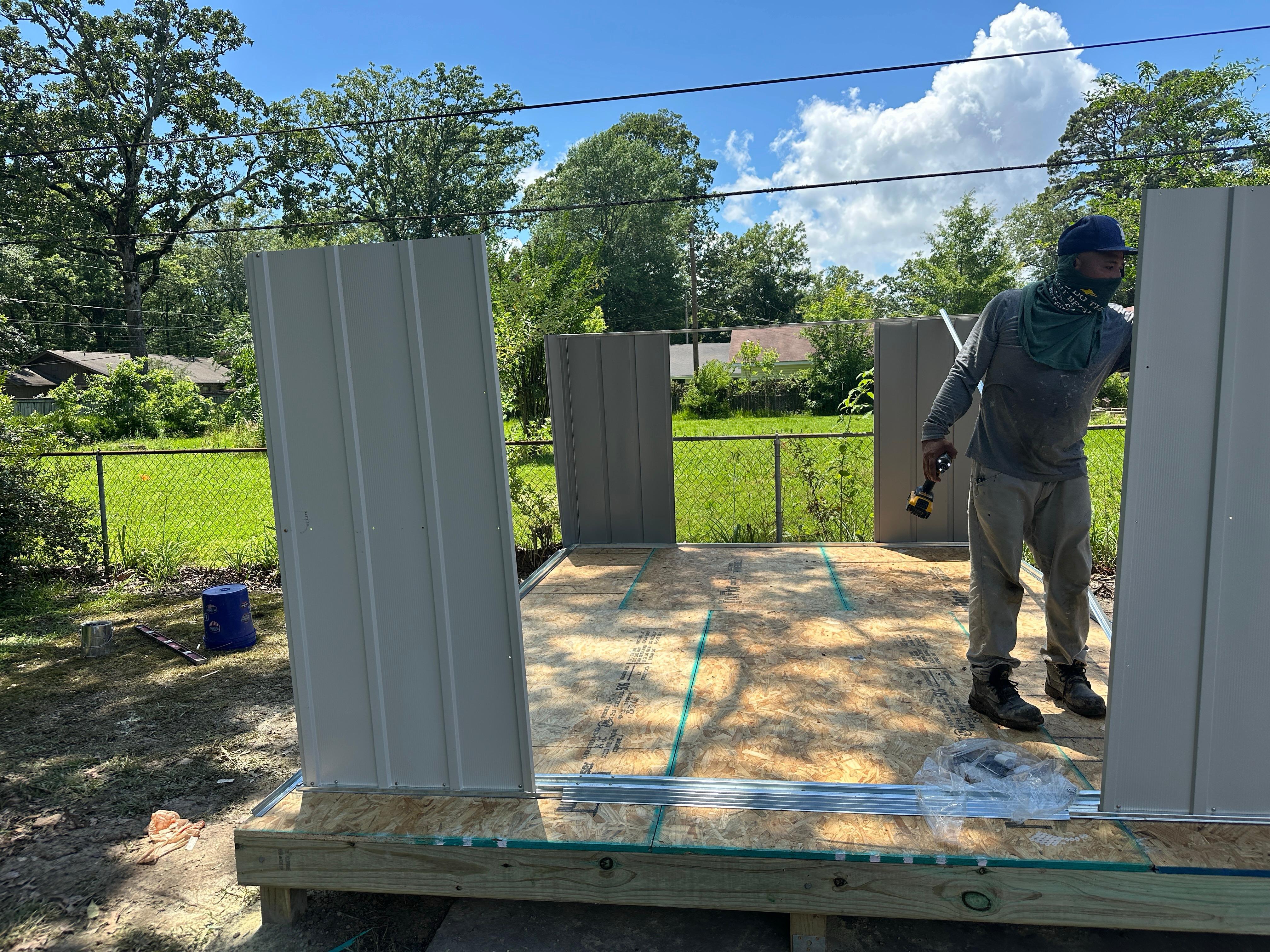 PS Construction LLC custom framing project in Little Rock, AR