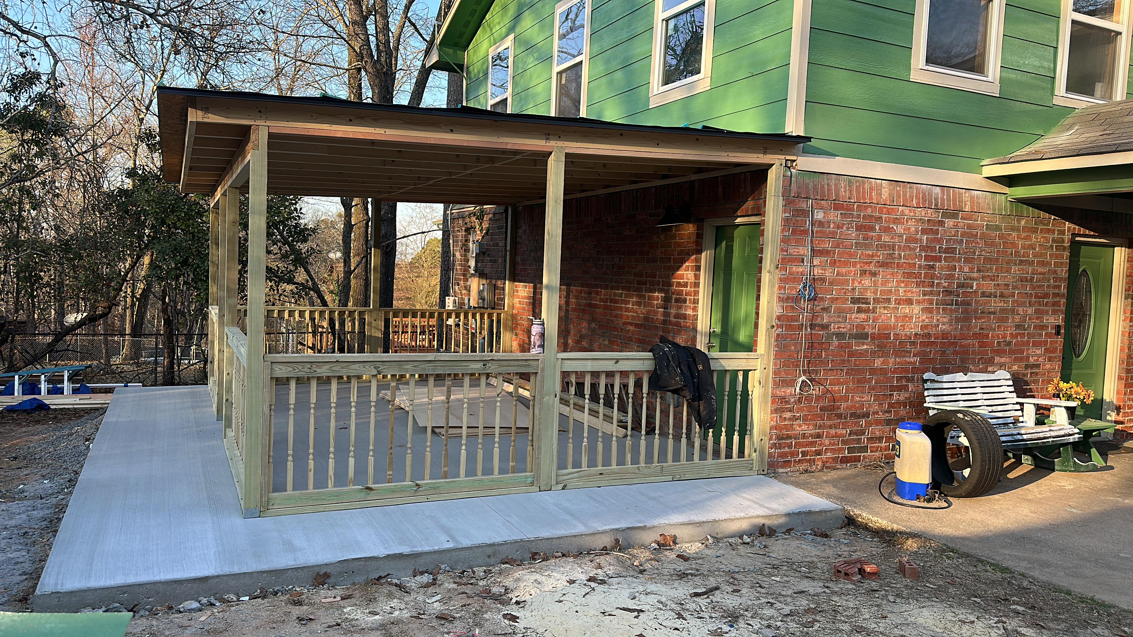 PS Construction LLC deck installation & repair project in Little Rock, AR